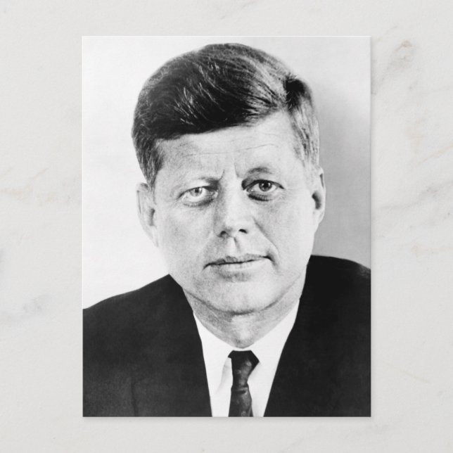 Carte Postale Le président John F Kennedy Portrait (Devant)