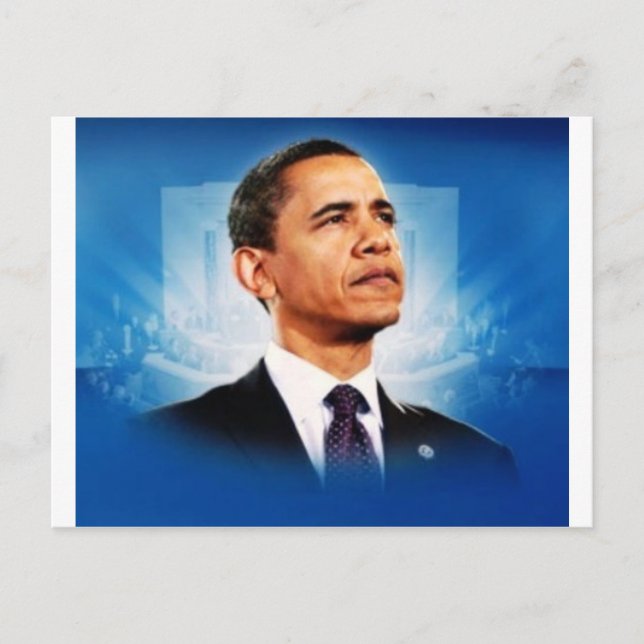 Carte Postale Le président Obama (Devant)