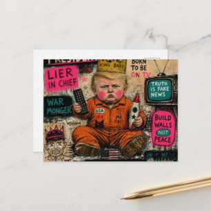 Carte Postale Le président toutou drôle