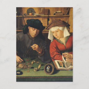 Carte Postale Le prêteur et sa femme, 1514