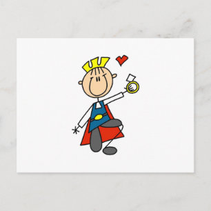 Carte Postale Le Prince Charming propose le mariage