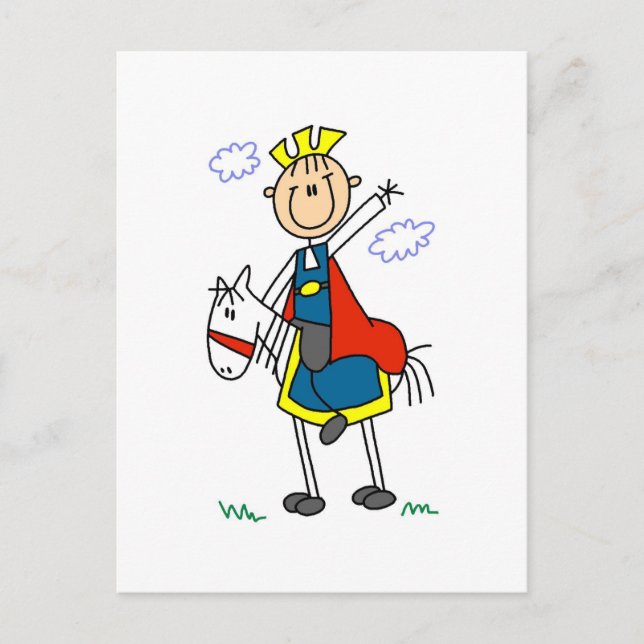 Carte Postale Le Prince Charming sur les T-shirts et cadeaux de  (Devant)