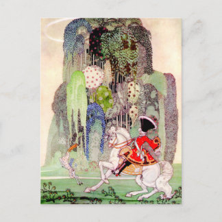 Carte Postale Le Prince Charming sur son cheval blanc par Kay Ne