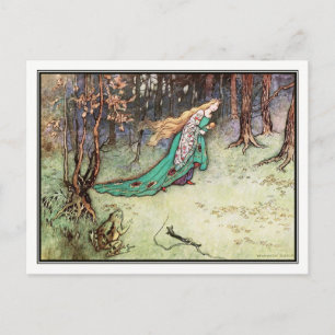 Carte Postale Le prince de la grenouille par Warwick Goble