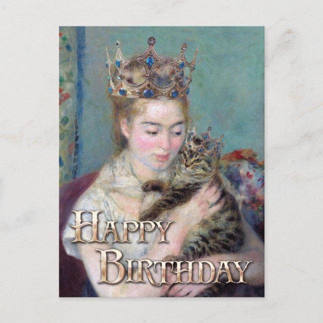 Carte Postale Le Prince et Moi Joyeux Anniversaire (Devant)