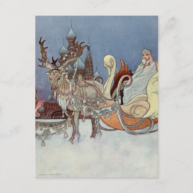 Carte Postale "Le Prince Heureux" par Charles Robinson de Russie (Devant)