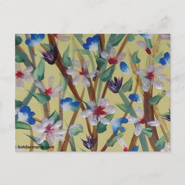 Carte postale - "Le printemps a sprung" (Devant)