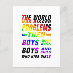 Carte Postale Le problème de World Has LGBTQ+ Pride