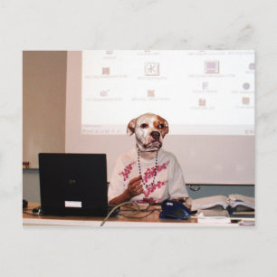 Carte Postale Le professeur