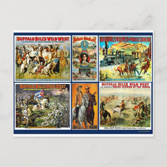 CARTE POSTALE LE PROJET DE LOI DE BUFFALO WILD WEST (Devant)
