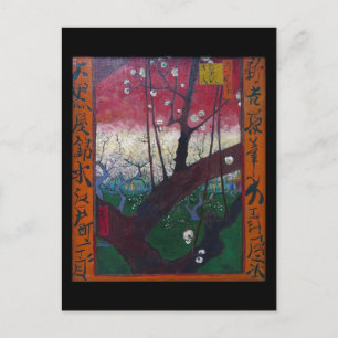 Carte Postale Le prune en fleurs Par Vincent Van Gogh