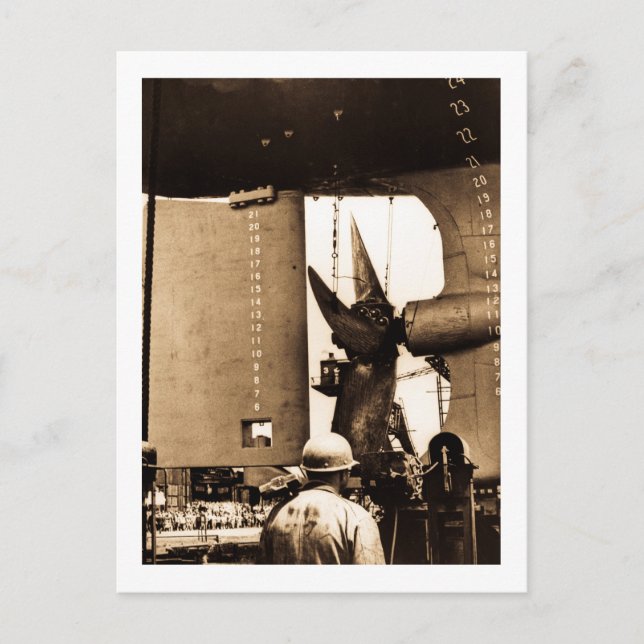 Carte Postale Le puissant Fitz - Rudder & Prop (Devant)