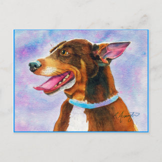 Carte Postale Le Rat Bleu Terrier d'Ellen