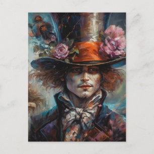 Carte Postale Le Regal Man en chapeau