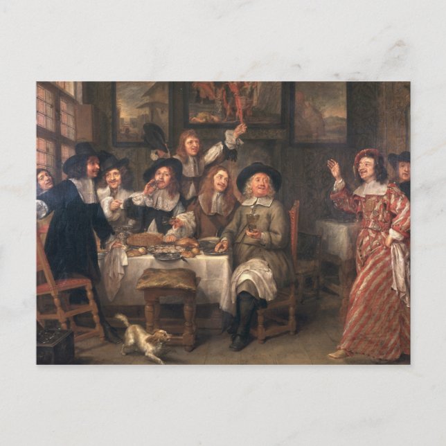 Carte Postale Le Repas Des Artistes (Devant)