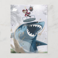 Le Requin dans le Parc (illustration originale)
