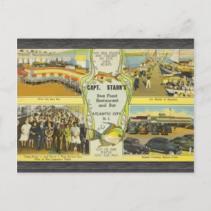 Carte Postale Le Restaurant Et Bar Du Capt Starn'S Atlantic City
