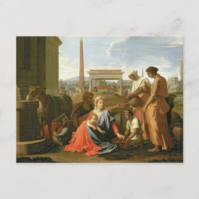 Carte Postale Le reste du vol vers l'Egypte (Devant)