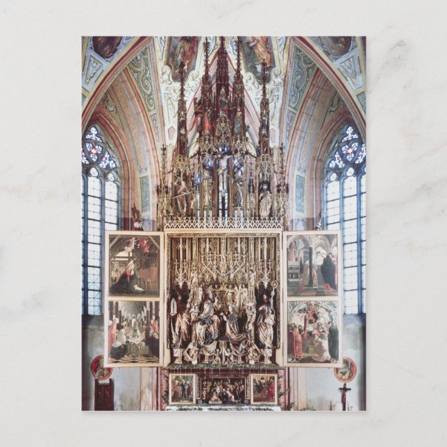 Carte Postale Le Retable de St. Wolfgang  1471-81 (Devant)