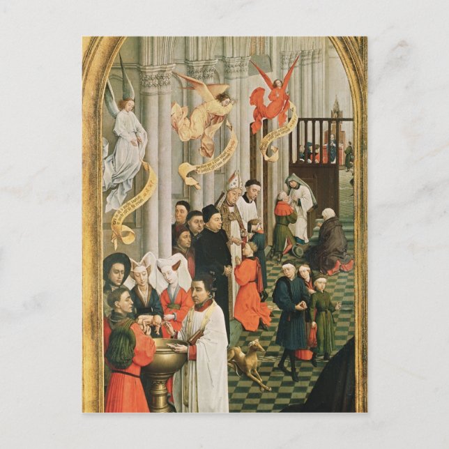 Carte Postale Le Retable des Sept Sacrements (Devant)