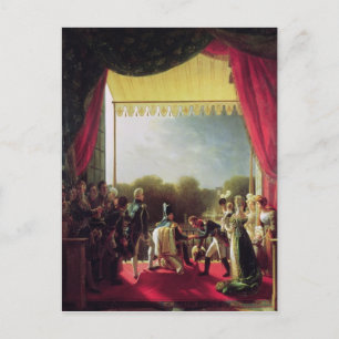 Carte Postale Le retour des troupes après la guerre d'Espagne