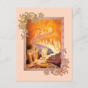 Carte Postale Le rêve de Jacob Par William Blake