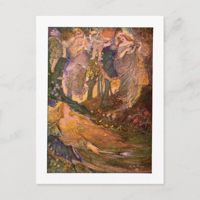 Carte Postale Le rêve d'une nuit d'été (Devant)