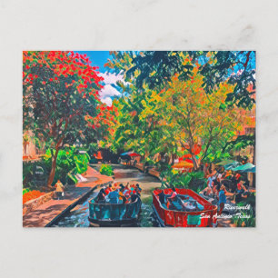 Carte Postale Le Riverwalk de San Antonio