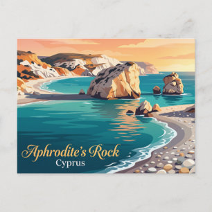 Carte Postale Le rocher d'Aphrodite Chypre