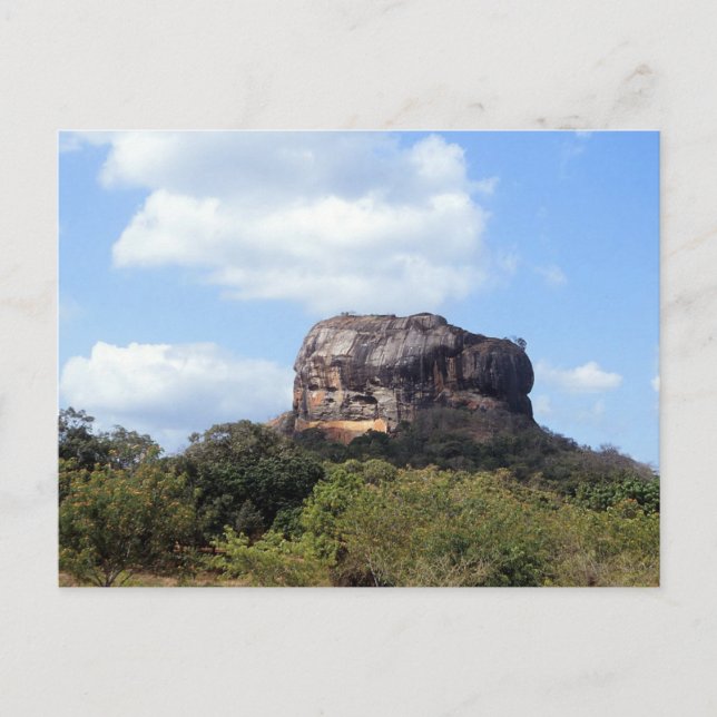 Carte Postale Le rocher de Sigiriya au Sri Lanka (Devant)