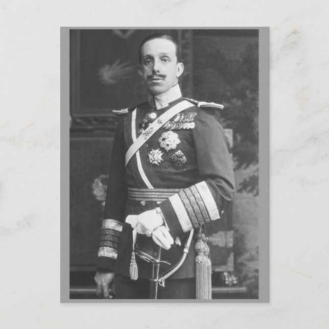 Carte Postale Le roi Alfonso XIII d'Espagne (Devant)