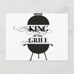 Carte Postale Le Roi Du Grill