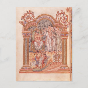 Carte Postale Le roi Hérode visite des Magis