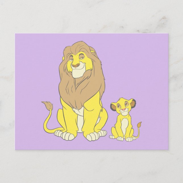 Carte Postale Le Roi Lion | Rois puissants (Devant)