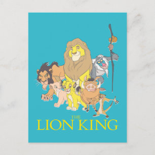 Carte Postale Le Roi Lion   Titre et caractères