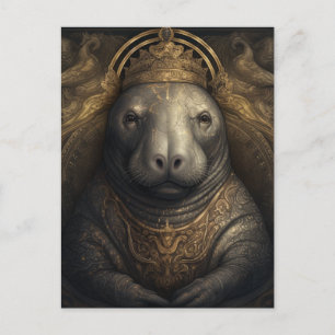Carte Postale Le roi Manatee