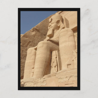 Carte Postale Le roi Ramses Abu Simbel Égypte