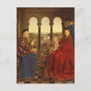 Carte Postale Le Rolin Madonna, c.1435