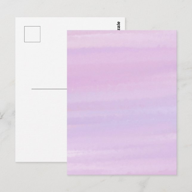 Carte Postale Le Rose Lavender Est Ma Couleur Favorite (Devant / Derrière)