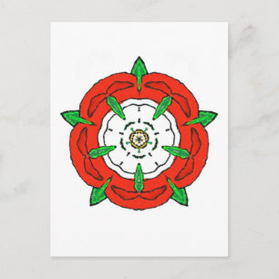 Carte Postale Le Rose Tudor d'Angleterre