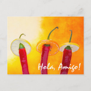 Carte Postale Le Rouge, Le Chaud, Le Chili