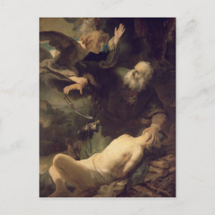 Carte Postale Le sacrifice d'Abraham, 1635