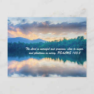 Carte Postale Le Seigneur est miséricordieux et gracieux, lent à