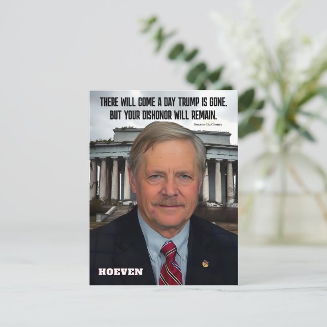 Carte Postale Le sénateur John Hoeven (Debout devant)
