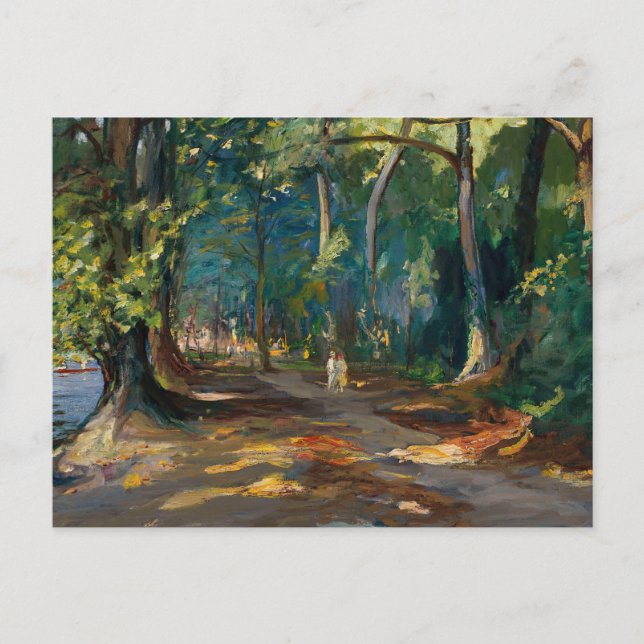 Carte Postale Le sentier du fleuve | Sir John Lavery (Devant)