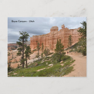 Carte Postale Le sentier du parc national Bryce Canyon - Utah