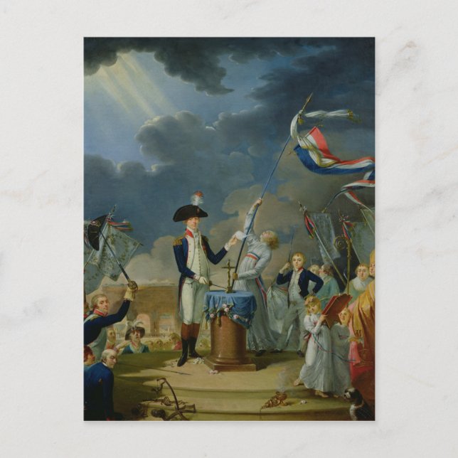 Carte Postale Le serment de Lafayette (Devant)