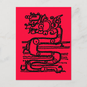 CARTE POSTALE LE SERPENT MAYEN DIEU