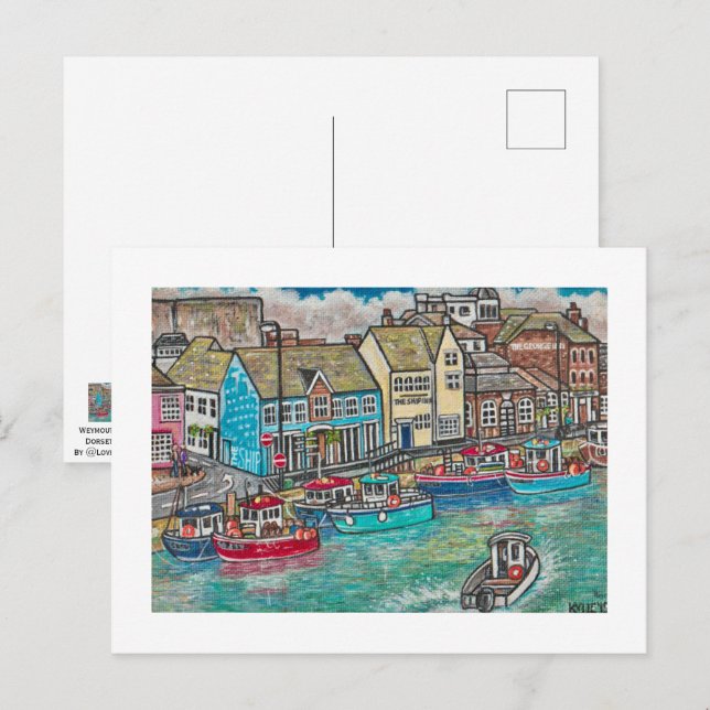 Carte Postale Le Ship Inn, Weymouth (Devant / Derrière)