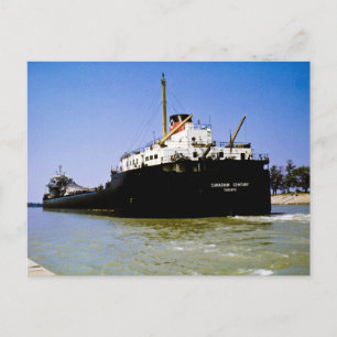 Carte Postale Le siècle canadien du cargo quitte le Soo